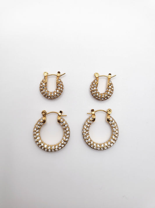 Miona shining earrings medium