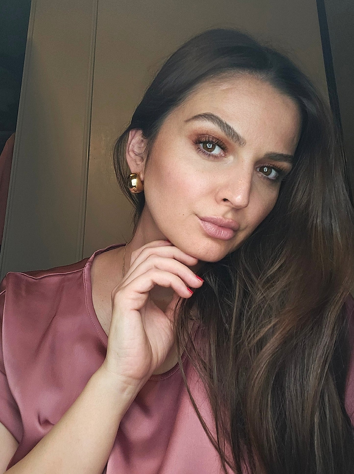 Luna earrings in gold