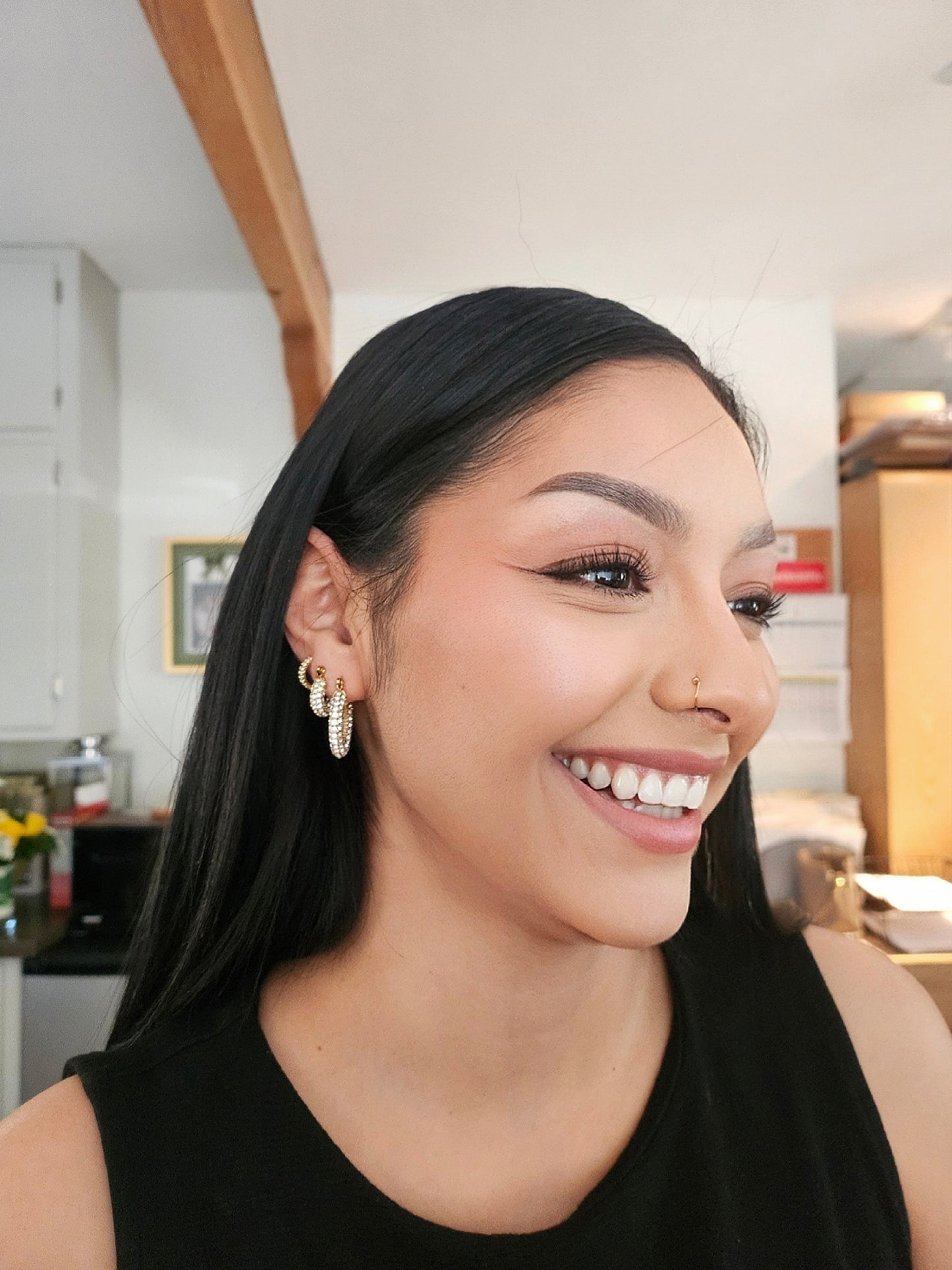 Miona shining earrings small