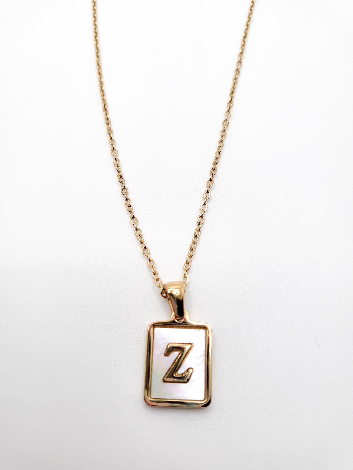 Stefany letter necklace