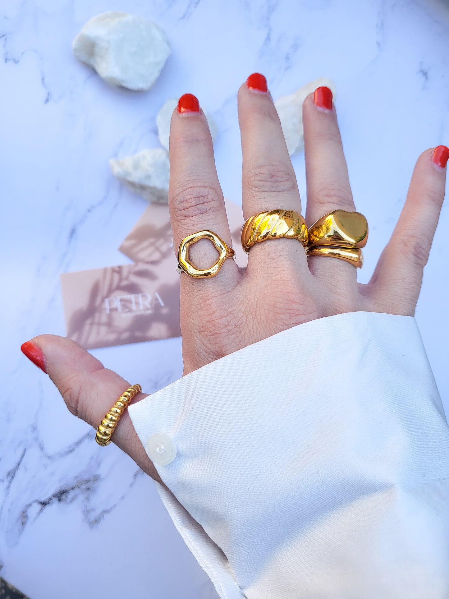 Lori chunky ring