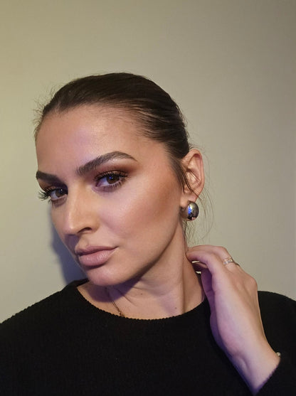 Luna earrings in silver
