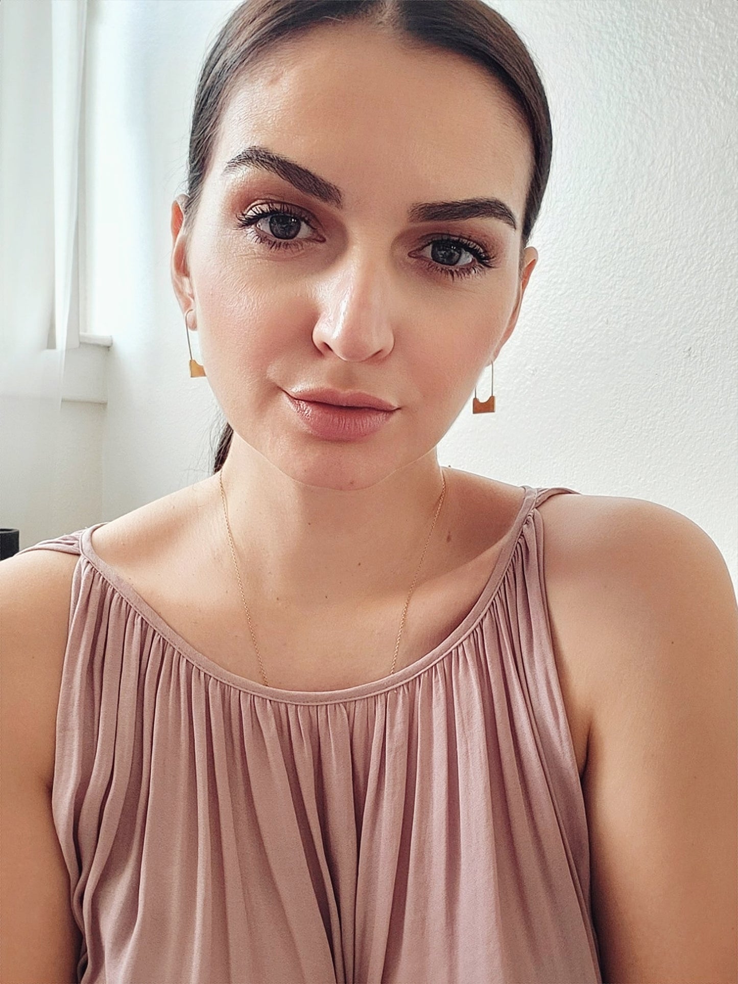Safety pin earrings