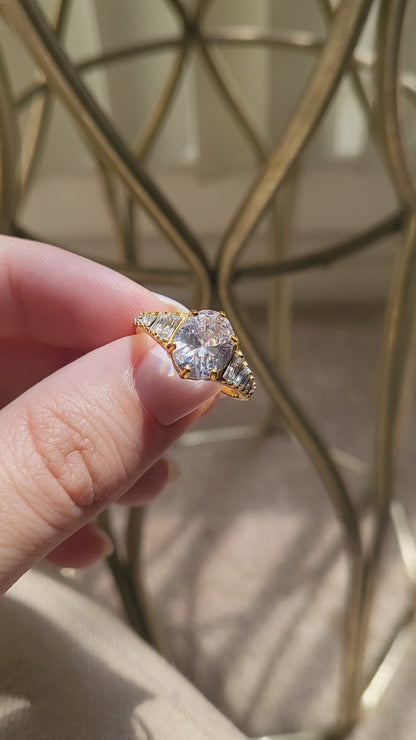 Daniela big zircon ring