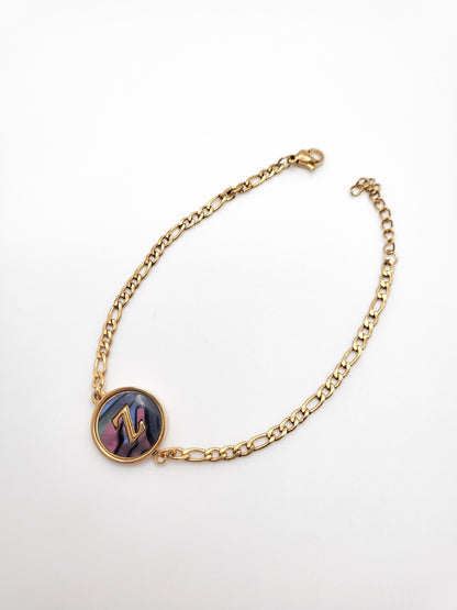 Ariel letter bracelet