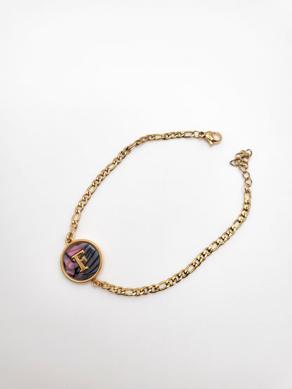 Ariel letter bracelet