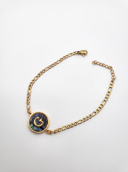 Ariel letter bracelet