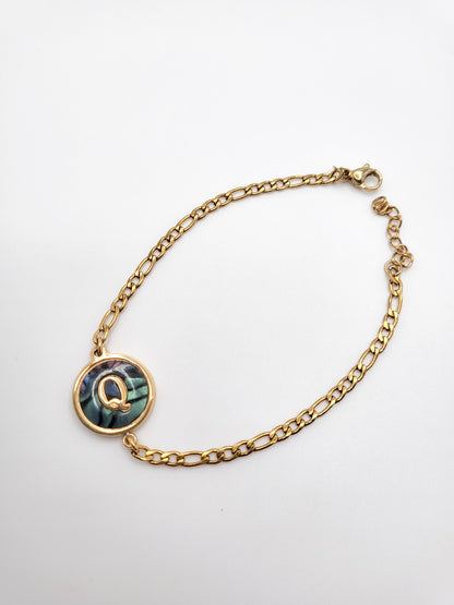 Ariel letter bracelet