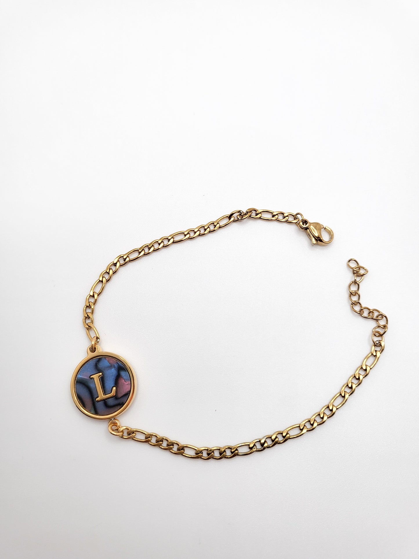 Ariel letter bracelet