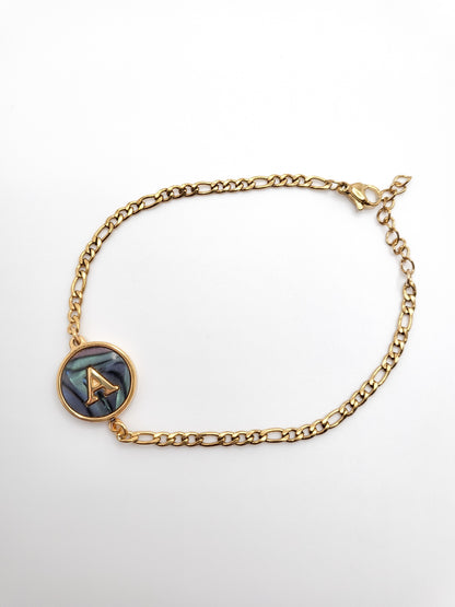 Ariel letter bracelet