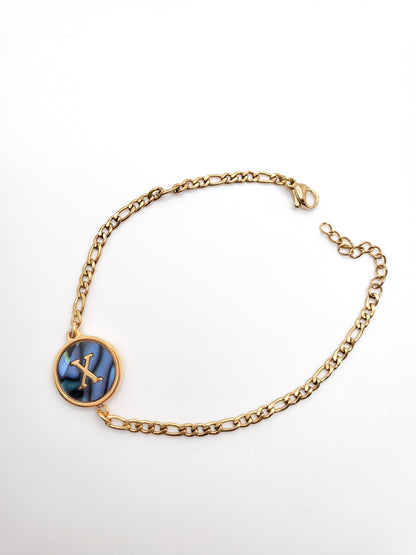 Ariel letter bracelet
