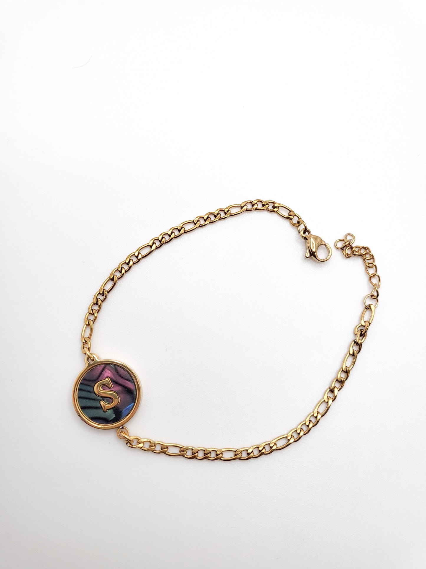 Ariel letter bracelet