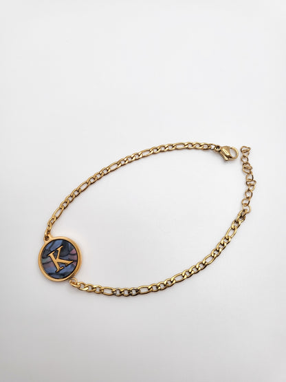 Ariel letter bracelet