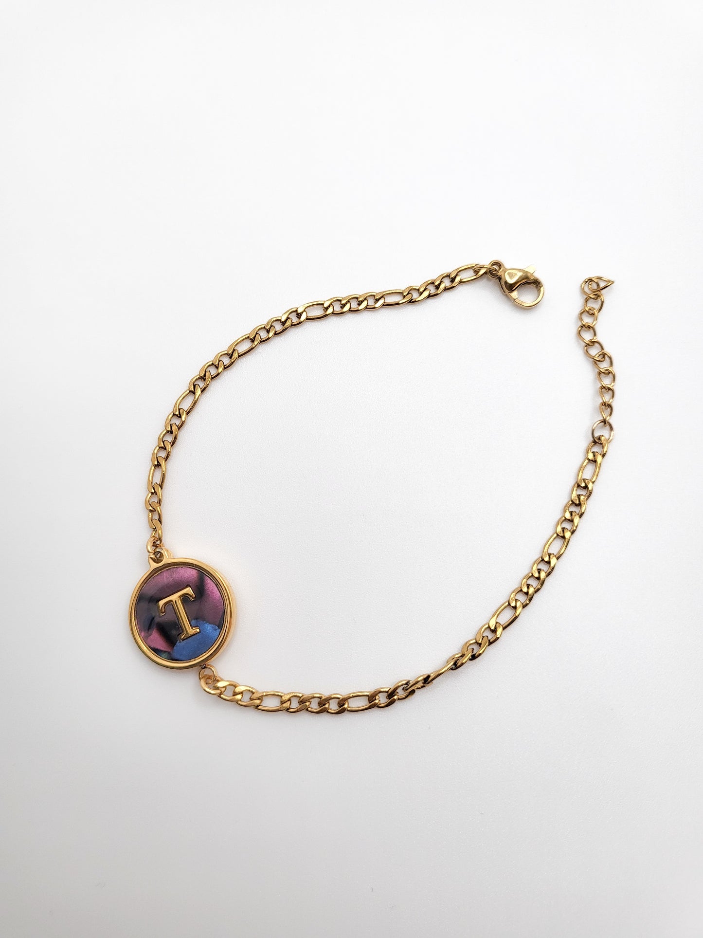 Ariel letter bracelet