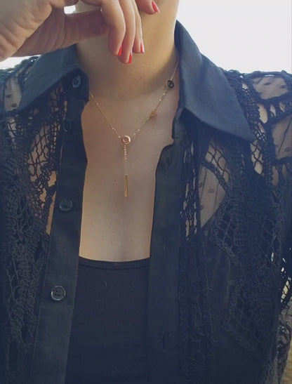 Gold plated love letter pendant necklace. Nickle free. Lead free.