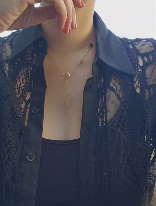 Gold plated love letter pendant necklace. Nickle free. Lead free.